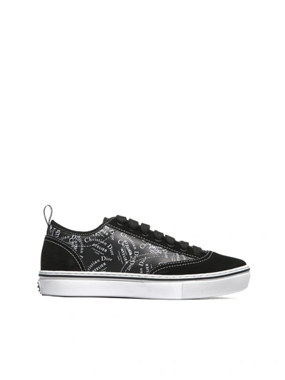DIOR B11 PATTERN PRINT SNEAKERS