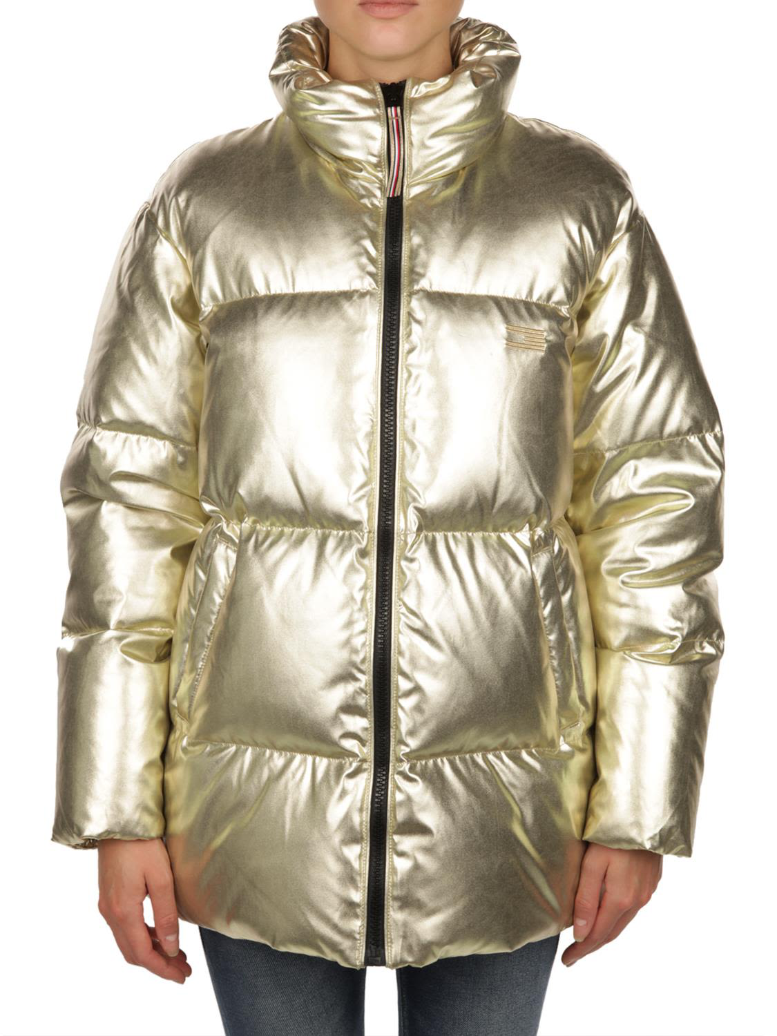 gold tommy hilfiger jacket