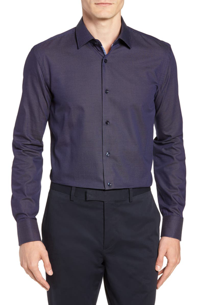 HUGO BOSS JESSE SLIM FIT SOLID DRESS SHIRT