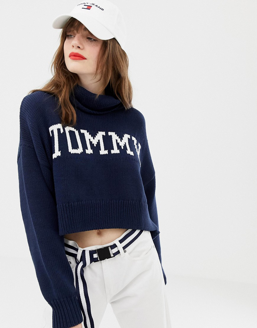 tommy jeans 90s capsule logo sweatshirt