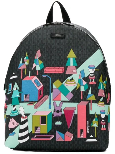 HUGO BOSS BOSS HUGO BOSS X JEREMYVILLE BACKPACK - GREY