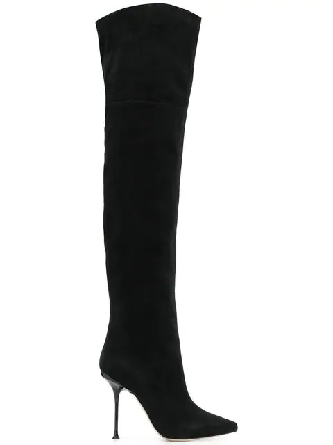 sergio rossi thigh high boots