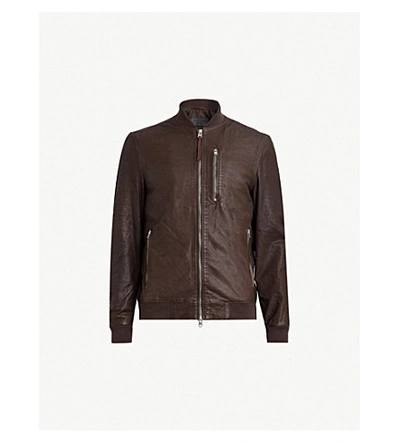 ALLSAINTS KINO LEATHER BOMBER JACKET