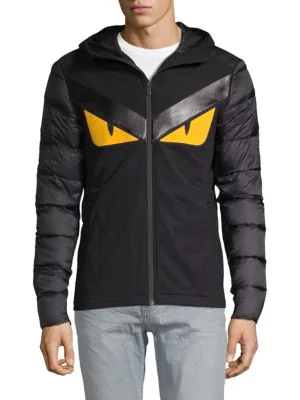 fendi orange puffer jacket