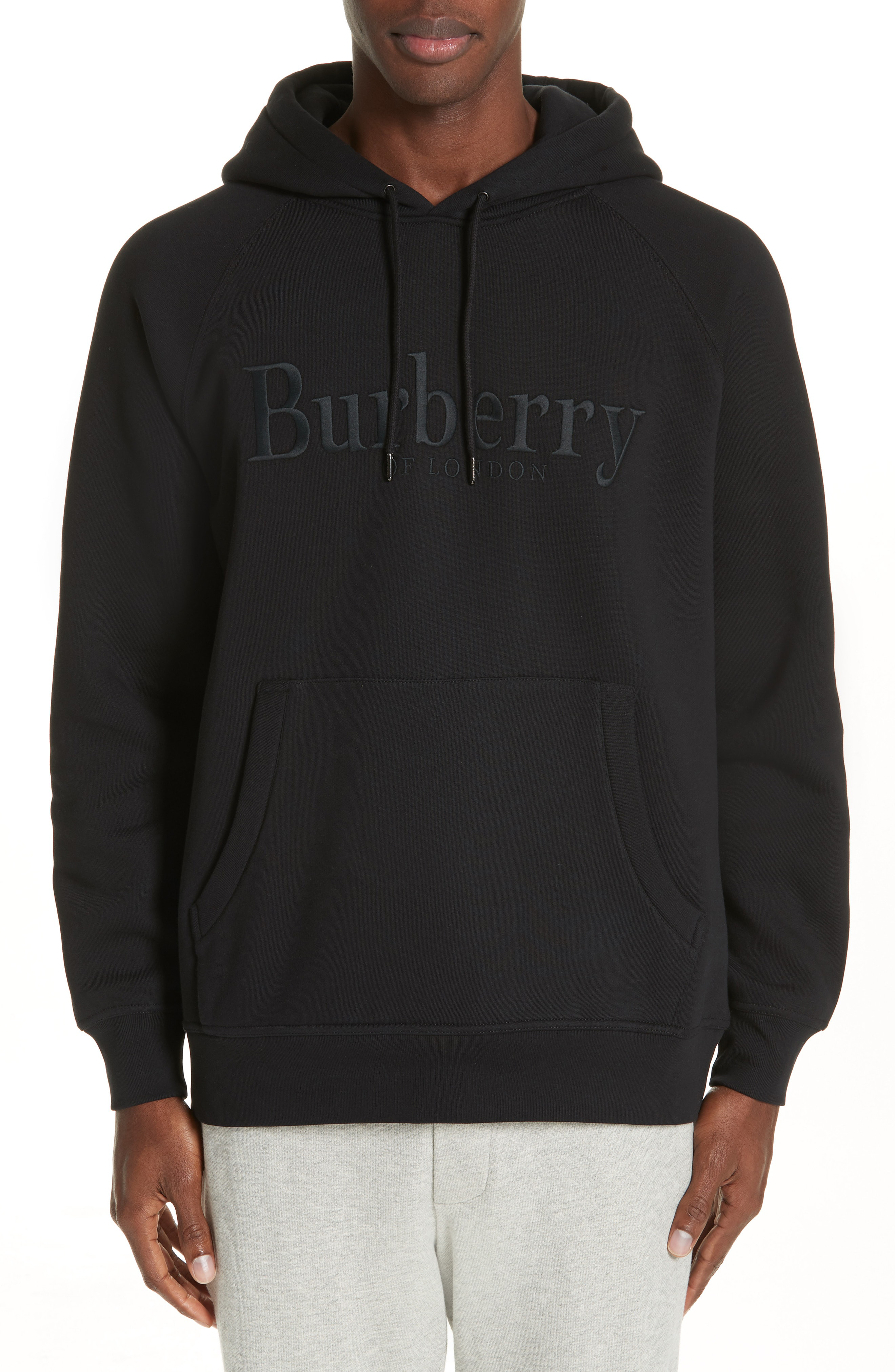 burberry clarke logo hoodie