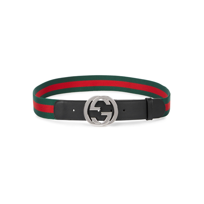 green and red stripe gucci belt