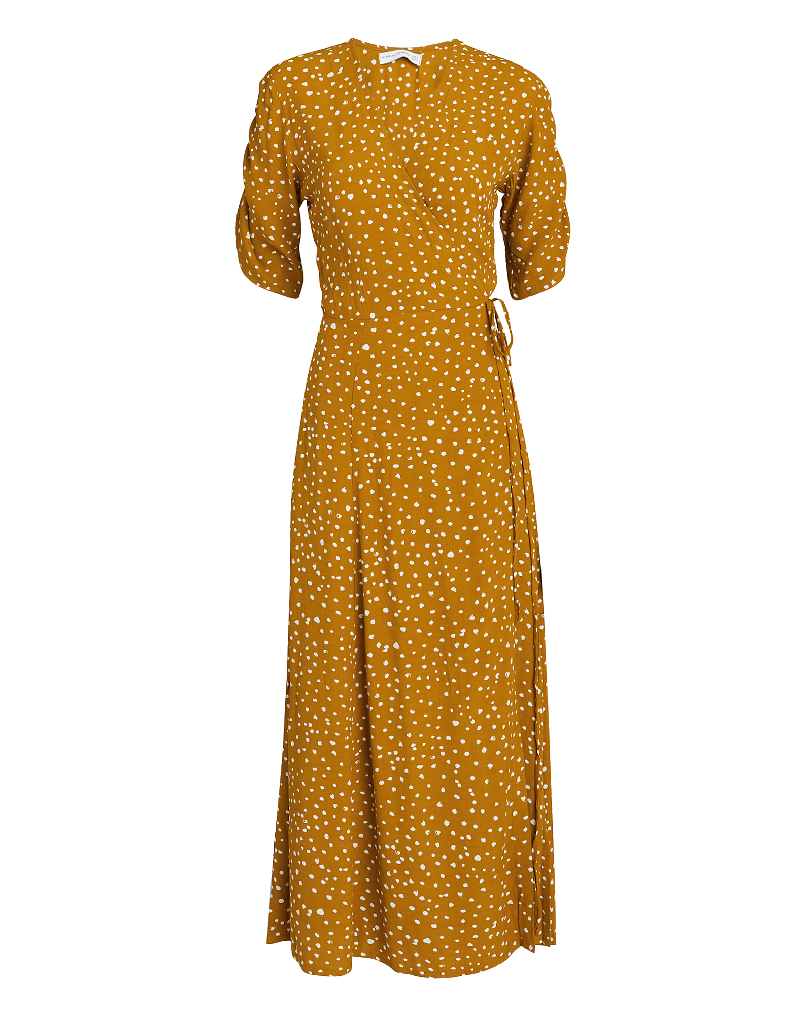 faithfull chiara midi wrap dress