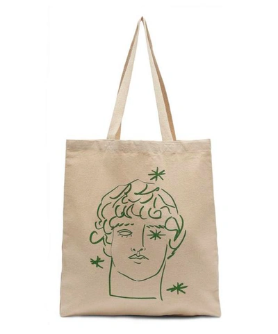 LUKE EDWARD HALL LONGEST EVER DREAM COTTON TOTE BAG