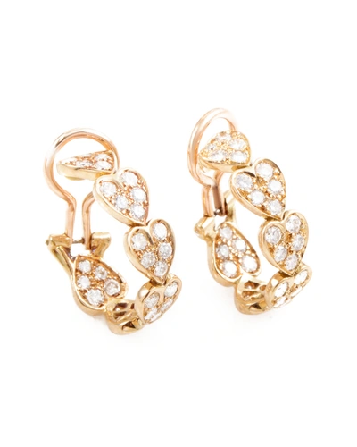 CARTIER CARTIER VIRGO 18K ROSE GOLD 1.40 CT. TW. DIAMOND HEART CLIP