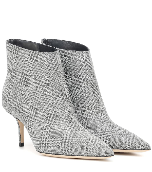 jimmy choo silver boots