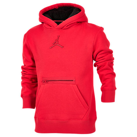 red jumpman hoodie