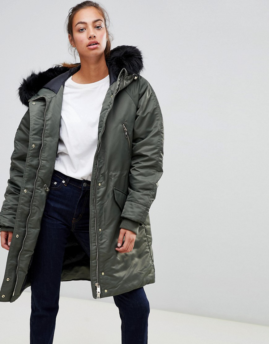 tommy jeans soft lined parka