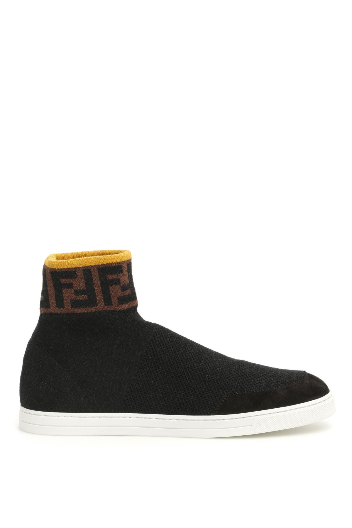 fendi ff sock sneakers