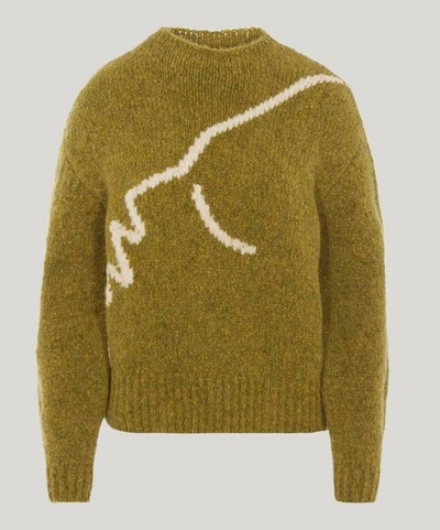 PALOMA WOOL VIRGO INTARSIA KNIT SWEATER