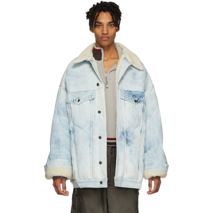 y project denim jacket long sleeves