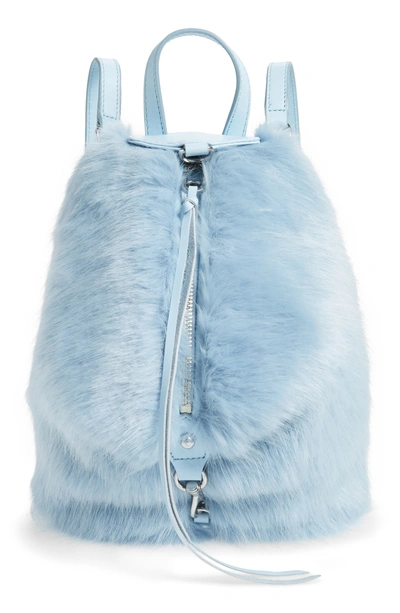 faux fur convertible mini julian backpack Rebecca Minkoff Mini Julian Faux Fur Backpack