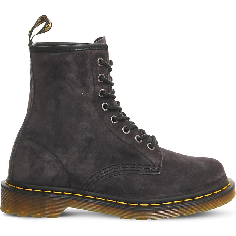 dr martens grey suede boots