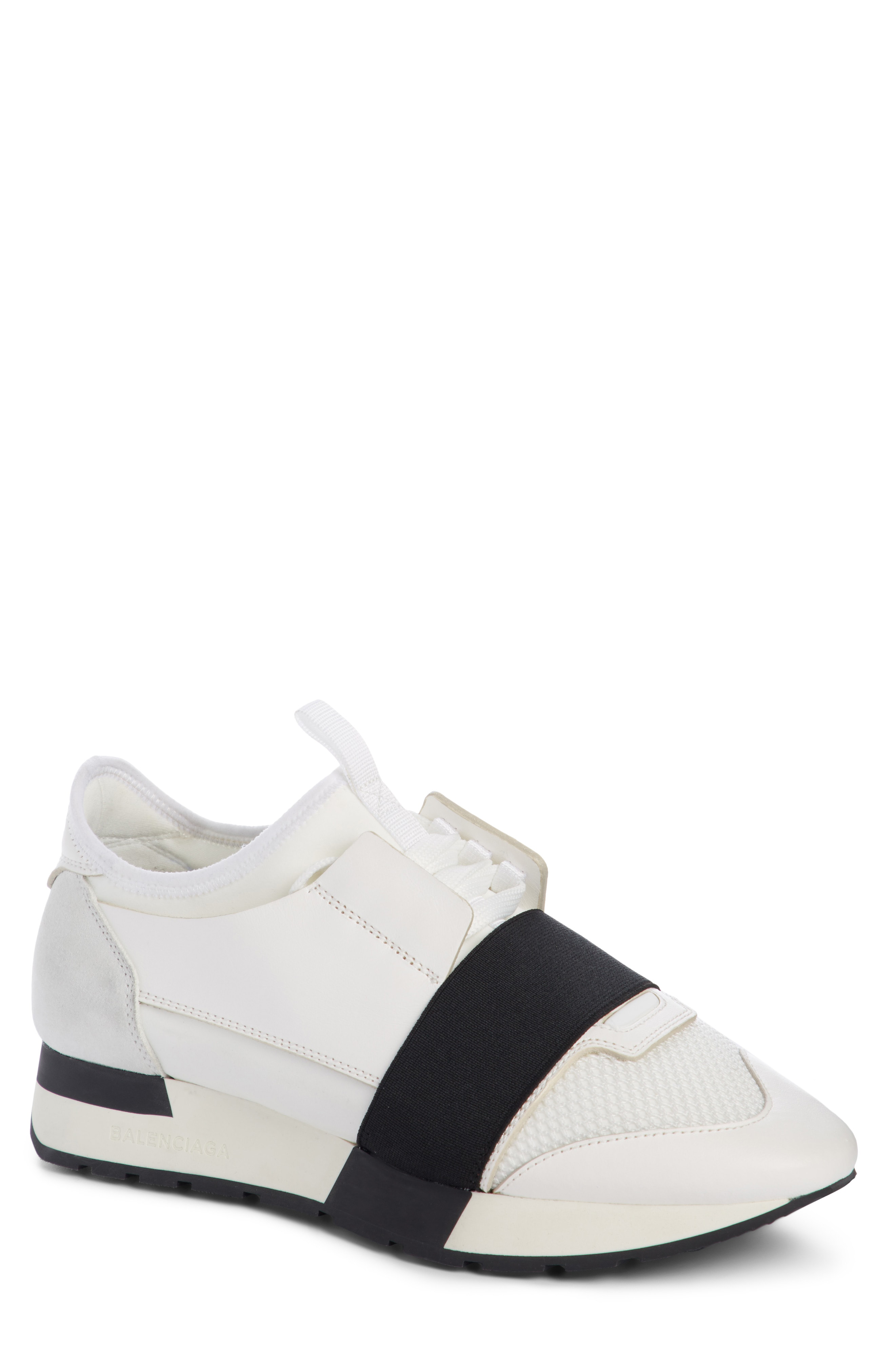 balenciaga mixed media trainer sneaker