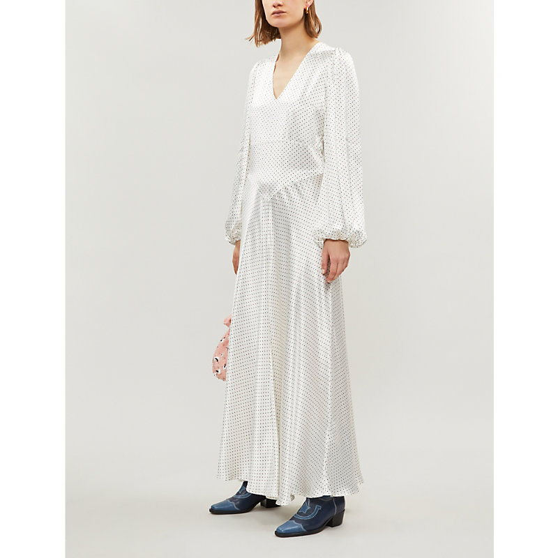 ganni cameron maxi dress