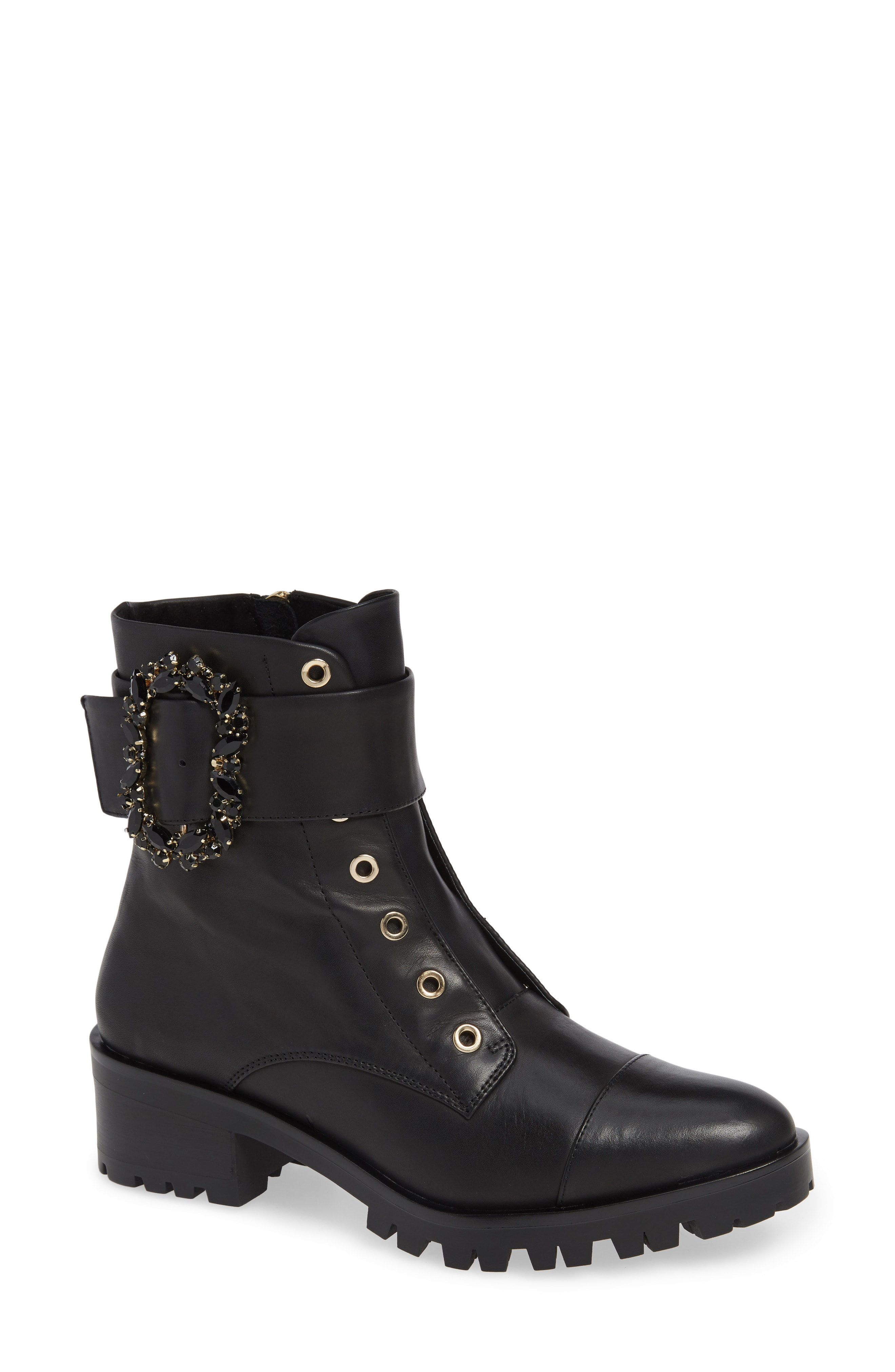 karl lagerfeld combat boots