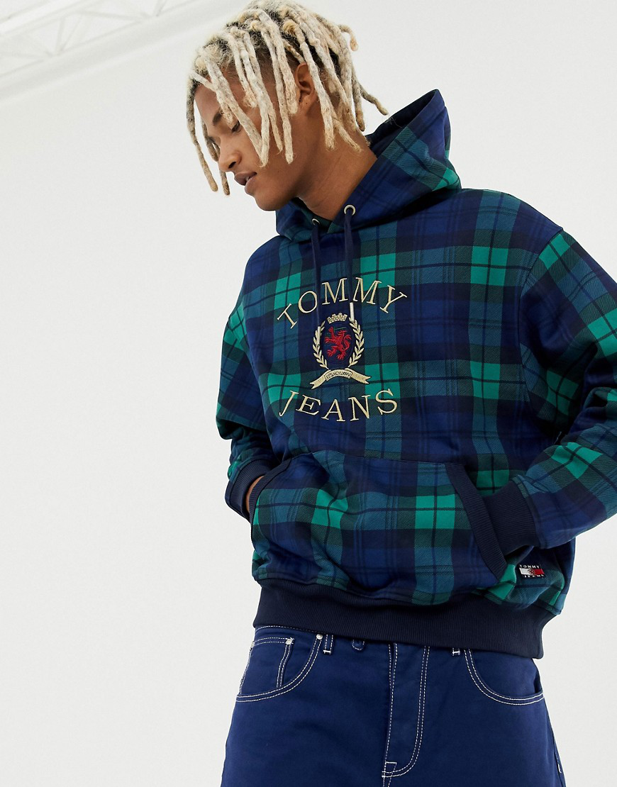 tommy jeans relaxed fit hoodie