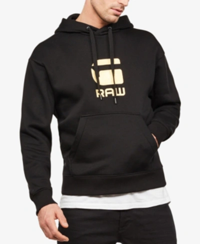 G-star Raw Men's Logo Hoodie In Black