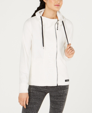 calvin klein performance white jacket