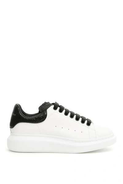 Shop Alexander Mcqueen Oversized Snakeskin Effect Sneakers In Multi