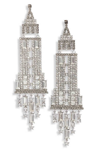 Kate Spade Dashing Beauty Empire State Building Drop Earrings In