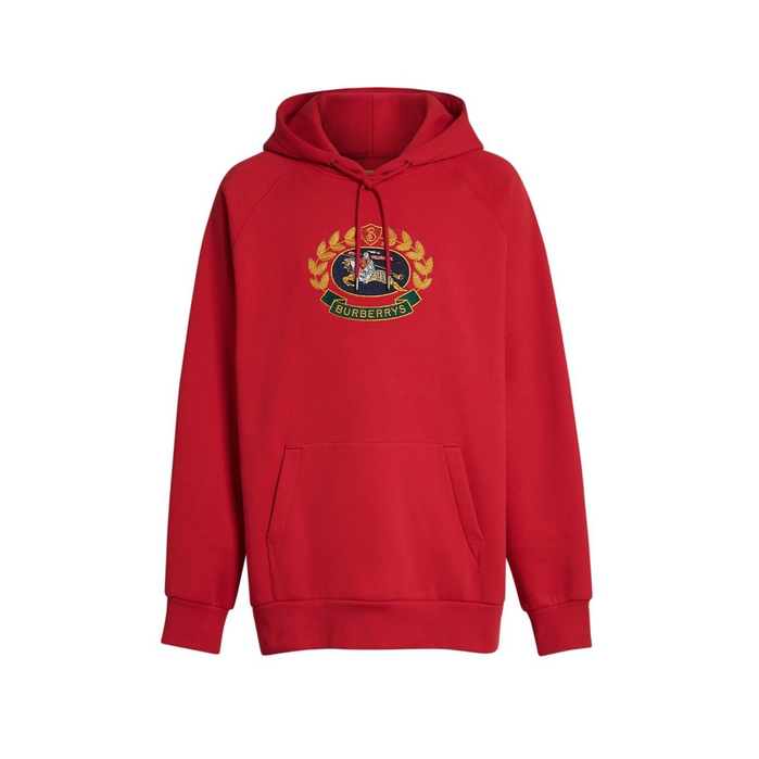Embroidered Archive Logo Jersey Hoodie Top Sellers, 60% OFF 