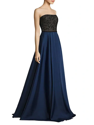 SACHIN & BABI Sarah Strapless Gown