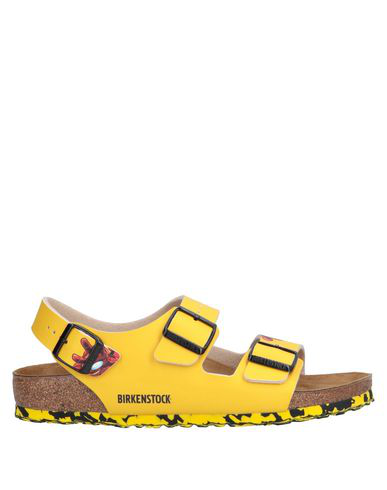 yellow rubber birkenstocks