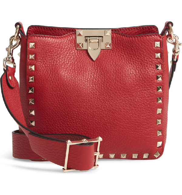 valentino rockstud hobo crossbody bag