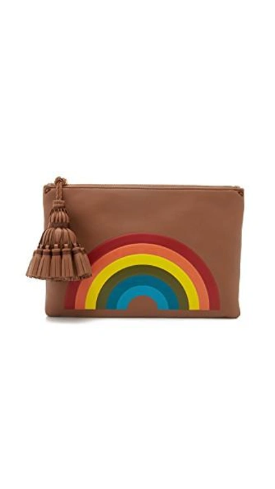 ANYA HINDMARCH Rainbow Georgiana Clutch