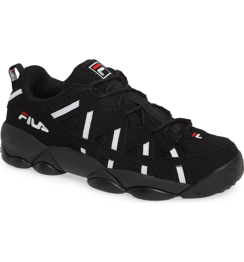 fila spaghetti low black