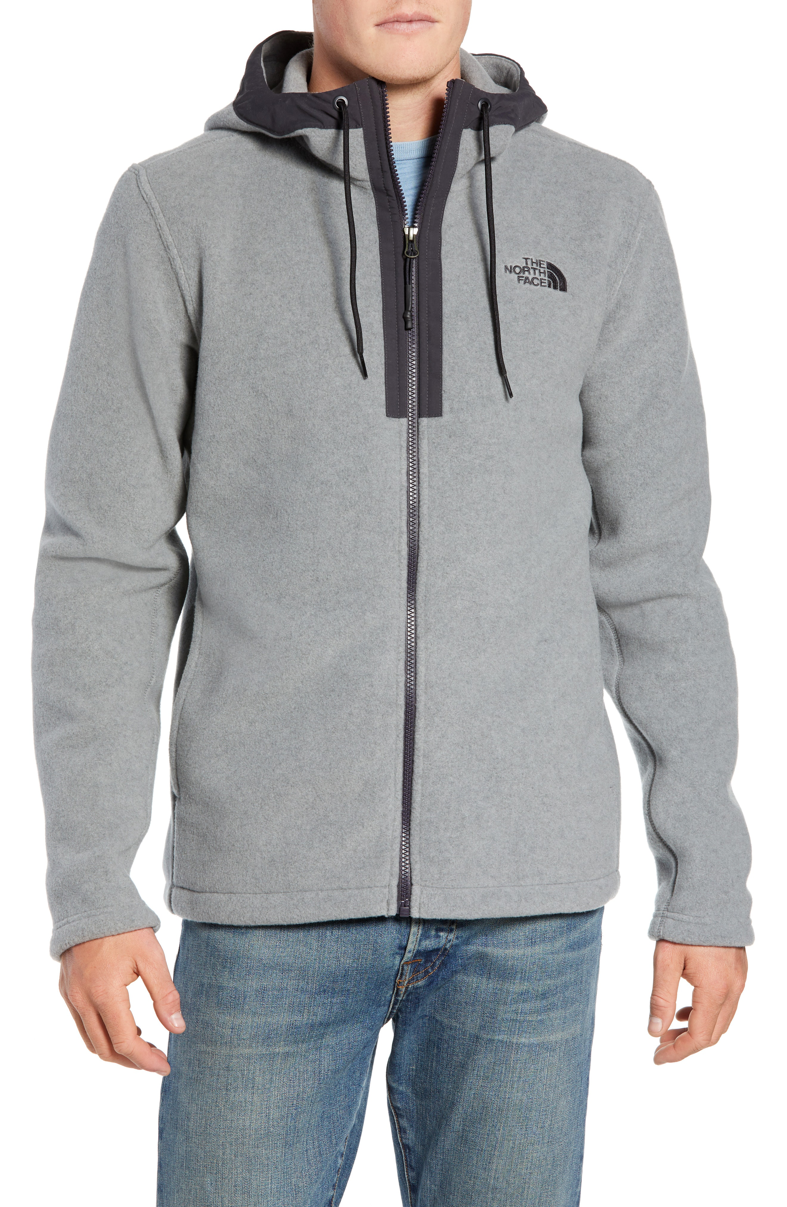 the north face pyrite fleece hoodie 