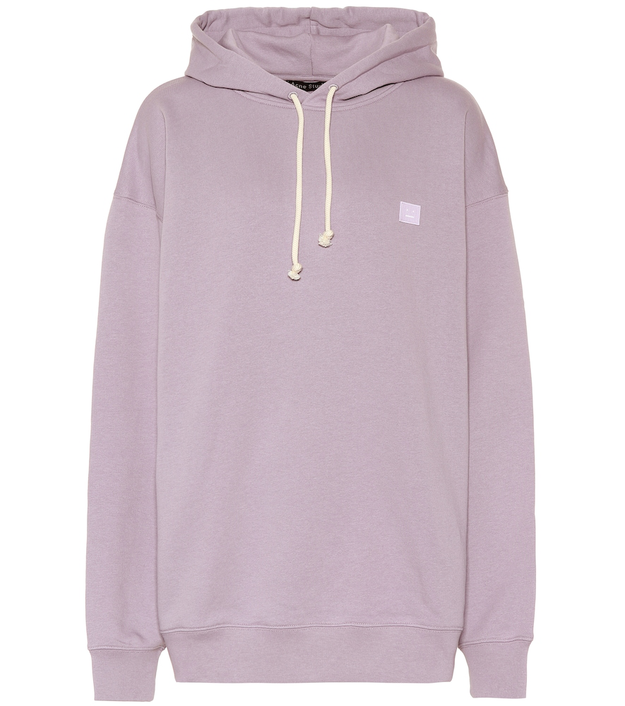 acne studios ferris face oversized cotton hoodie