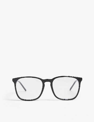 RAY BAN WOMENS BLACK RX5387 SQUARE-FRAME OPTICAL GLASSES