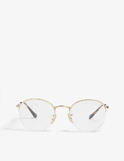 RAY BAN MENS GOLD RB3947V PHANTOS-FRAME GLASSES