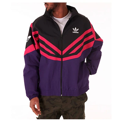 ADIDAS ORIGINALS MEN'S ORIGINALS SPORTIVO TRACK JACKET, BLUE/BLACK