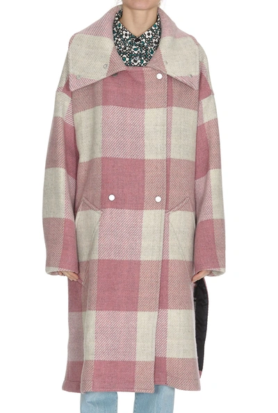 GOLDEN GOOSE GWEN CHECK COAT