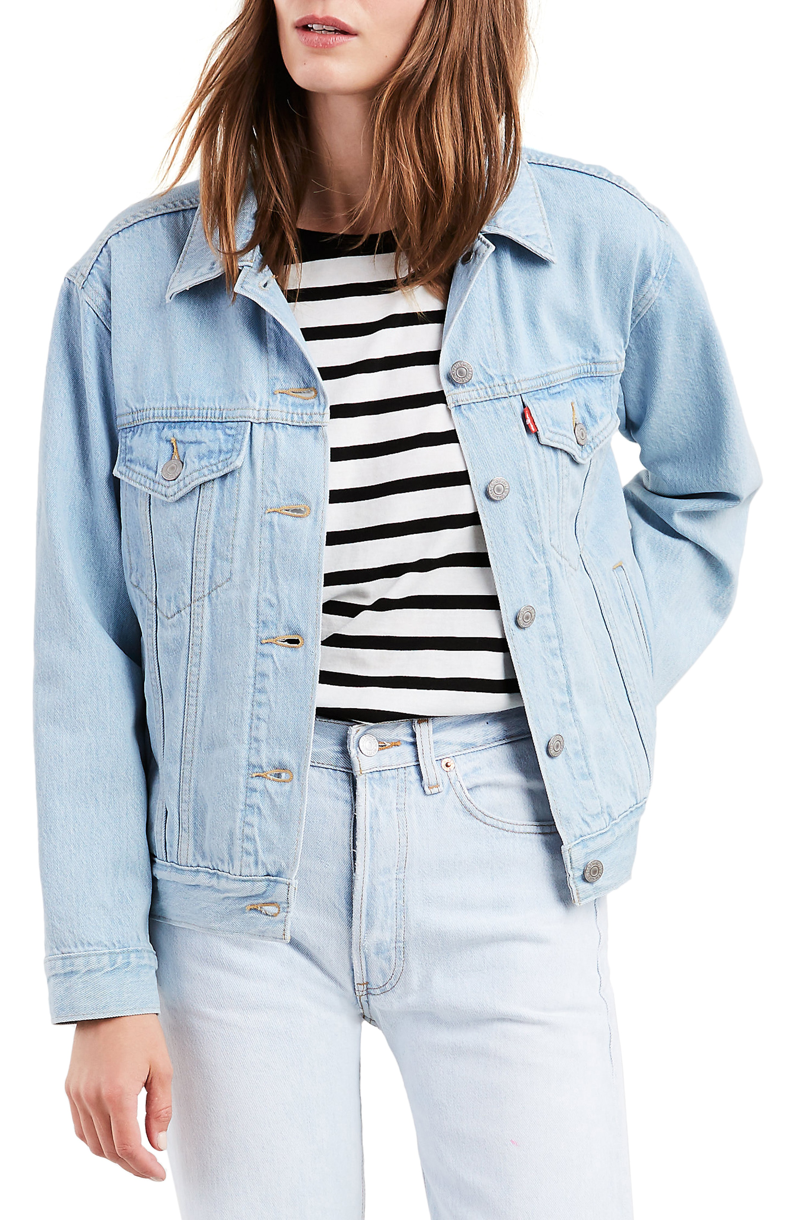 levi's ex boyfriend trucker jacket soft as butter