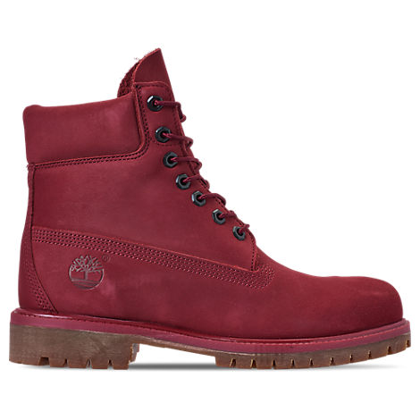 timberland 6 inch boots red