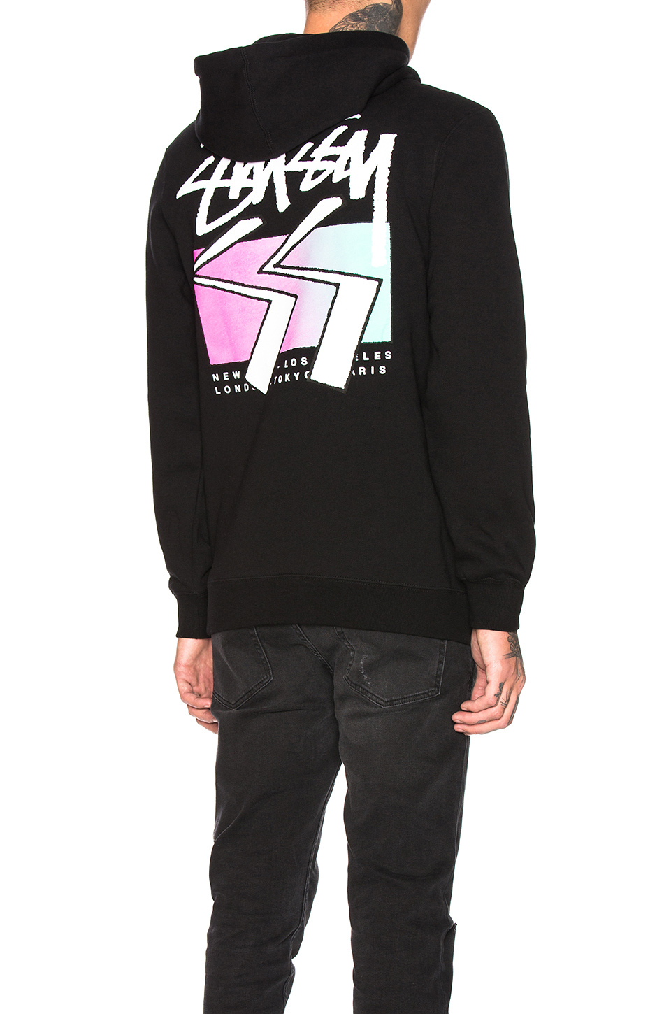 stussy cube hoodie