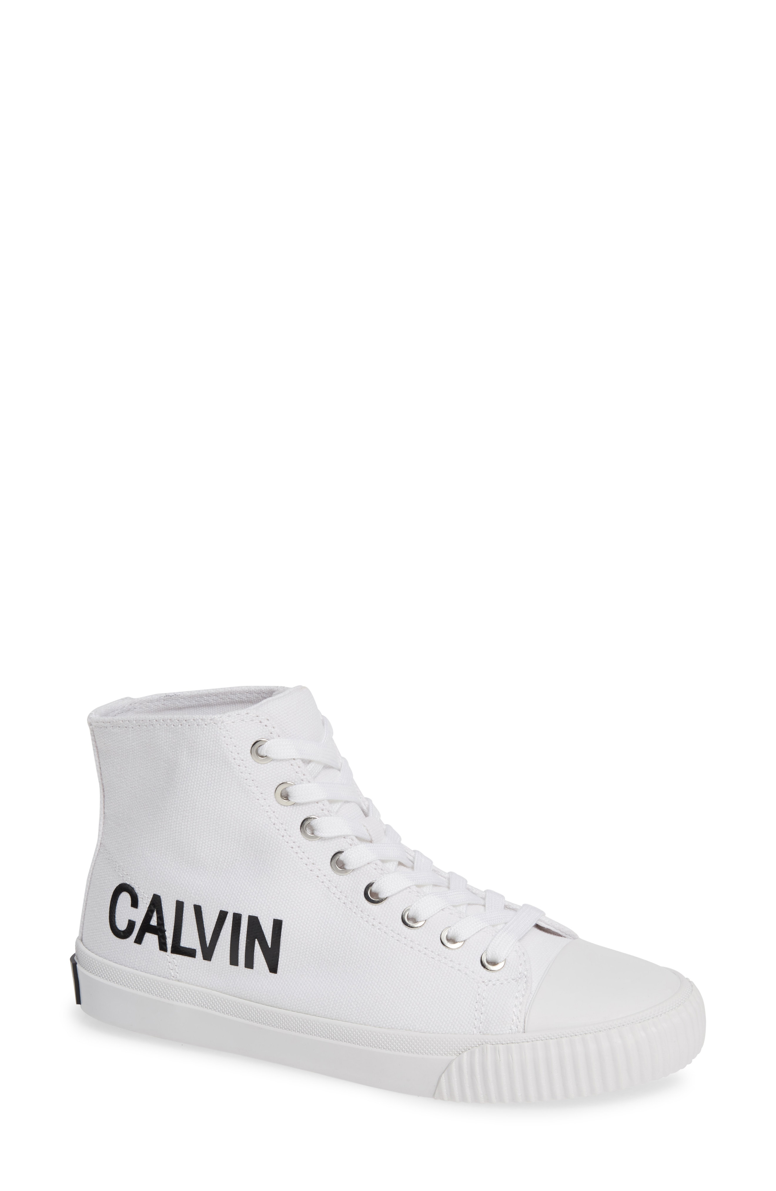 calvin klein jeans high top sneakers