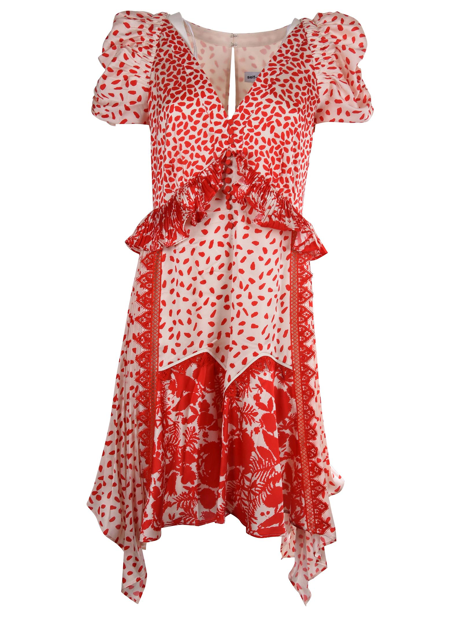 satin handkerchief dress