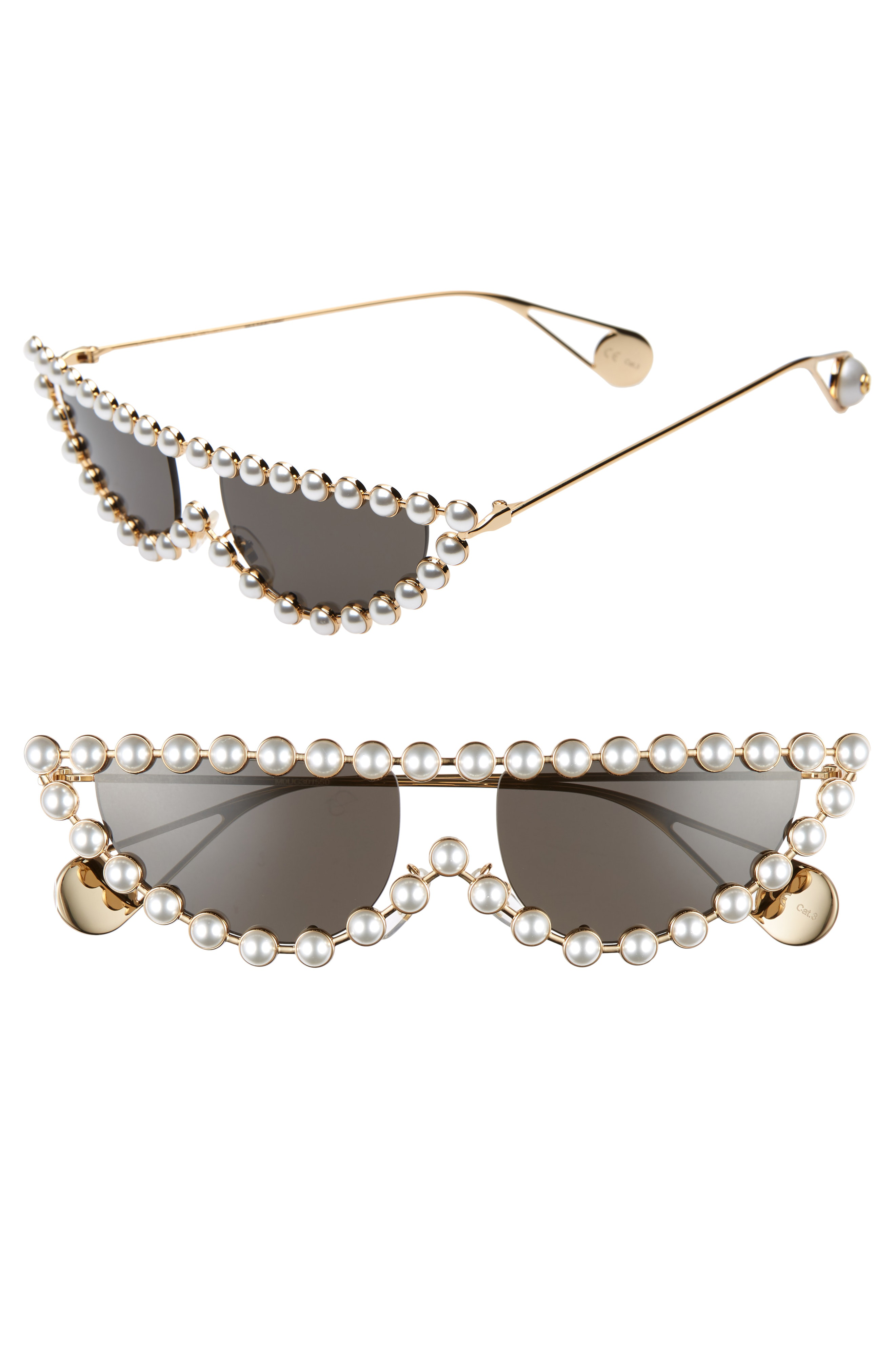 gucci 53mm cat eye sunglasses