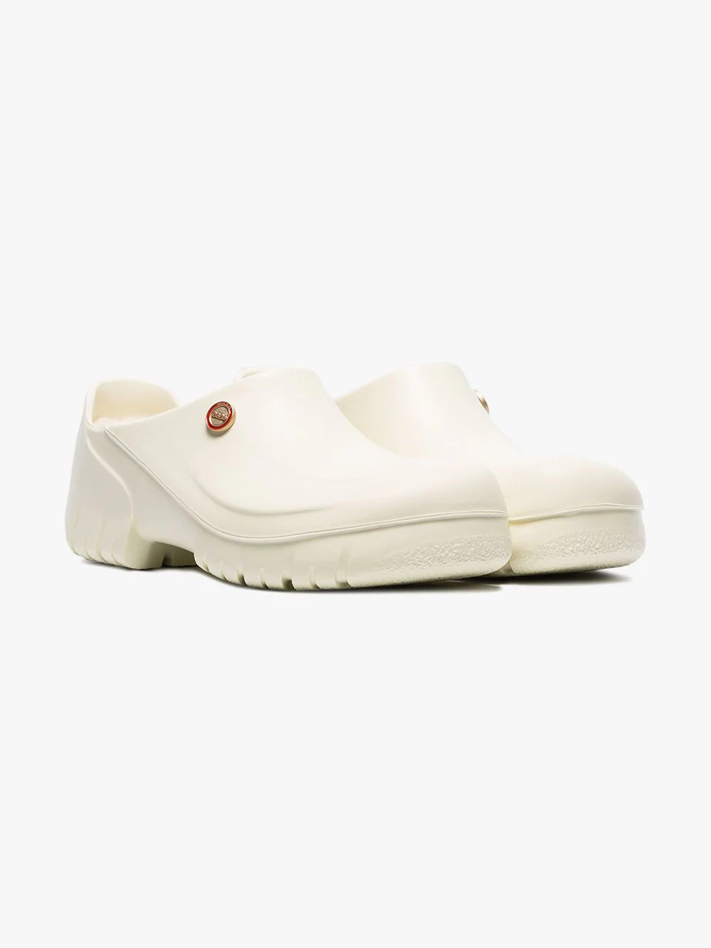 birkenstock white clogs