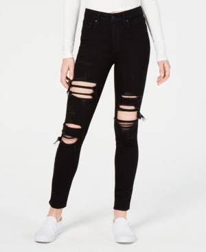 levi's 721 high rise skinny black