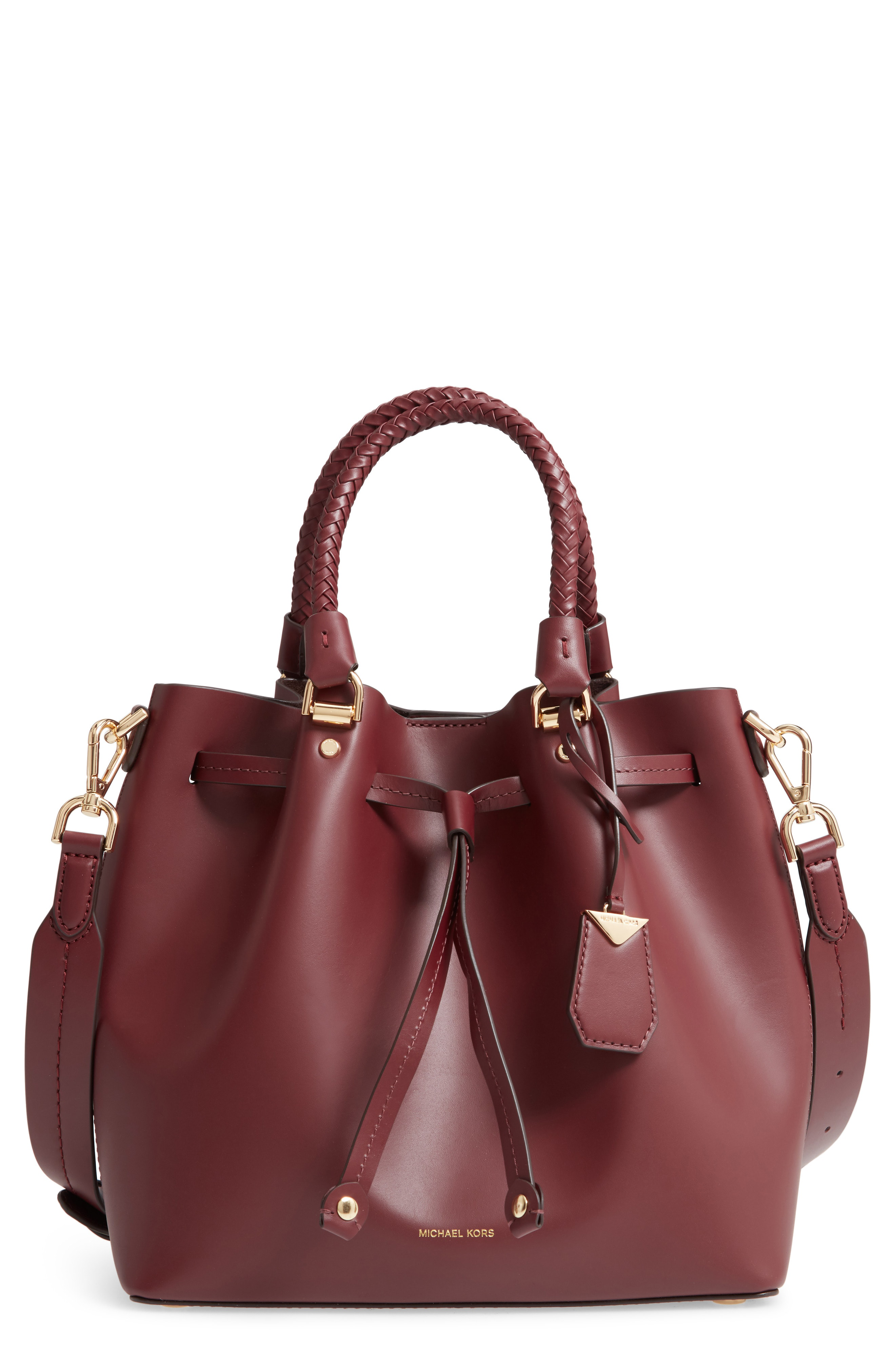 michael michael kors blakely leather bucket bag